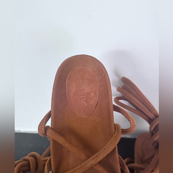 Mango Cross Strips Sandals size 9.5 - Picture 2 of 5